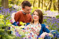 Bluebell Wood Engagement Photography