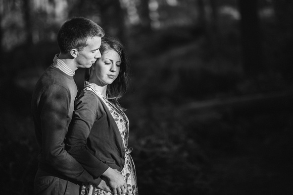 Bluebell Wood Engagement Photography